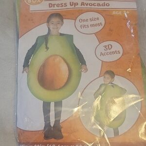 Kids Avocado Costume - Green and Brown